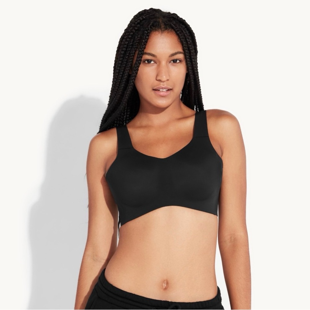 Knix womens impact Black Sports Bra size 7
